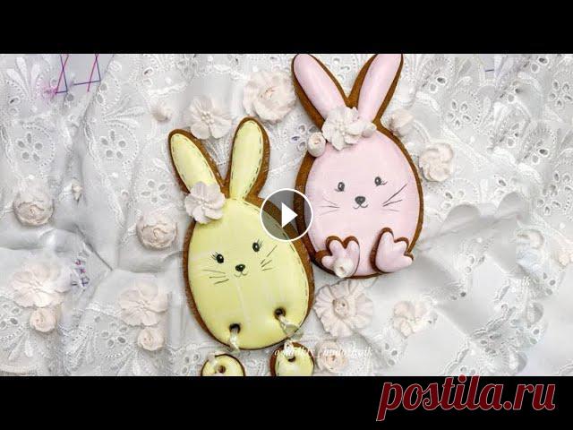 Пасхальные пряники Изготовление пряников зайчиков...