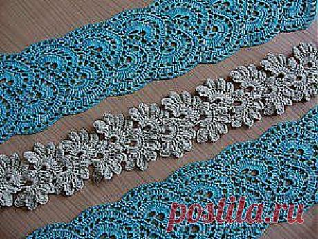 КЛАДОВАЯ РУКОДЕЛИЙ: Ленточное кружево связано крючком