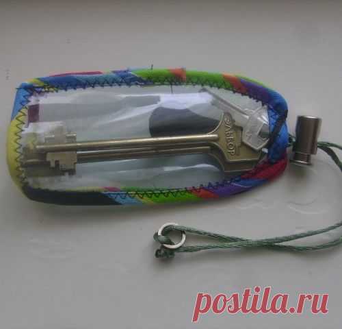 Ключница из бутылки
