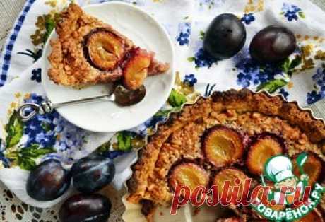 Сливовый тарт с франжипаном - кулинарный рецепт