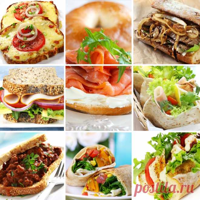 Бутерброды — разные виды и рецепты вкусных бутербродов