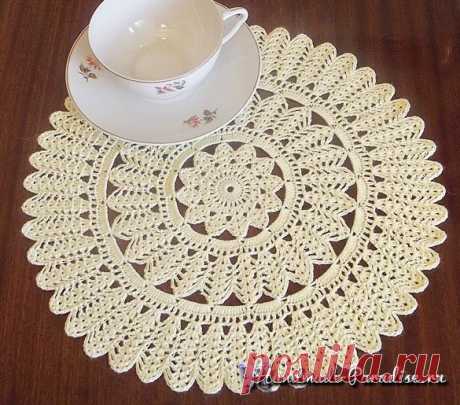 Декоративные вазочки крючком. Схема - Handmade-Paradise