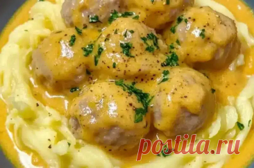 Hackbällchen in cremiger Sauce mit Kartoffelpüree: Ein Unglaublich Ultimatives Rezept - Koch Kabinett