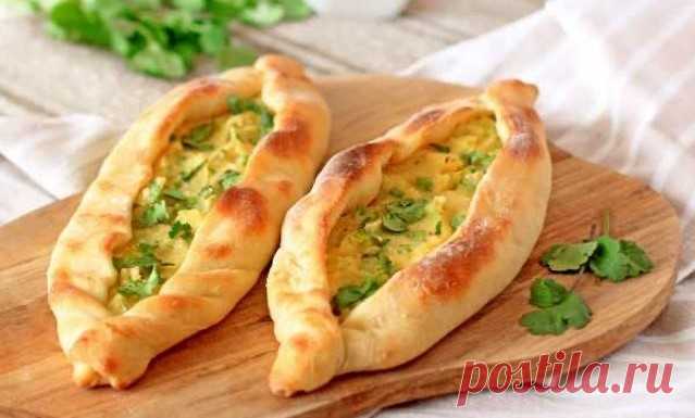 ПИДЕ С КАРТОФЕЛЕМ И ЗЕЛЕНЬЮ