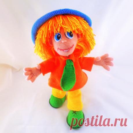 Незнайка амигуруми. Схемы и описания для вязания игрушек крючком! Бесплатный мастер-класс от Елены Сёмкиной по вязанию Незнайки - популярный персонаж, представитель племени маленьких человечков-коротышек. Высота вяза…