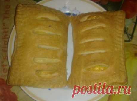 Слойки с колбасой - пошаговый рецепт с фото на Повар.ру