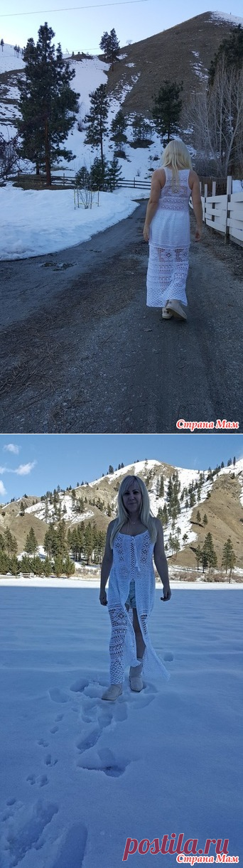 Красивое кружевное платье - Вязание - Страна Мам