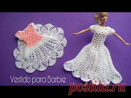 Vestido para Barbie piñas