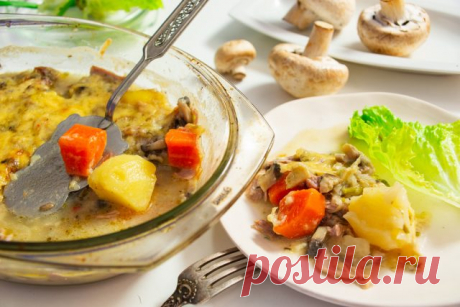 Запеканка с индейкой и картофелем — Ботаничка