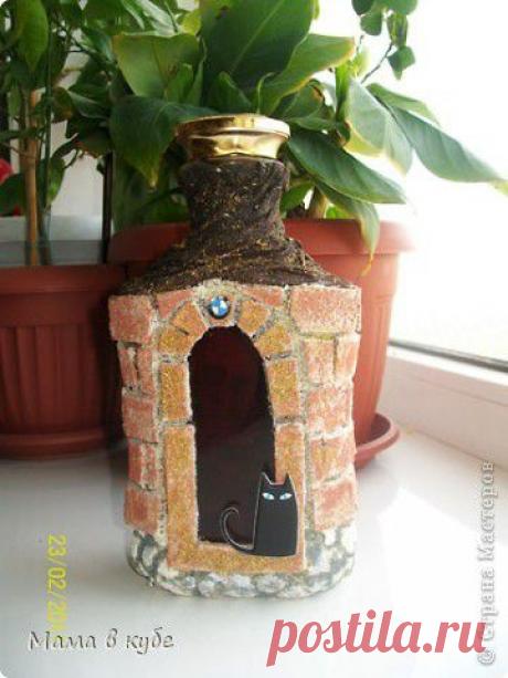 Бутылка крепость по МК anyakarpus | Страна Мастеров