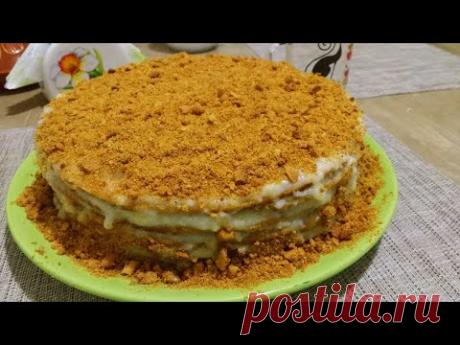 Торт Медовик с манным кремом