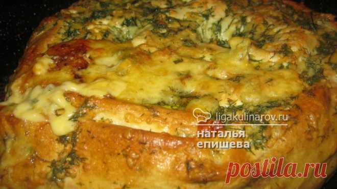 Пирог из лаваша с курицей и сыром - рецепт пошаговый с фото.