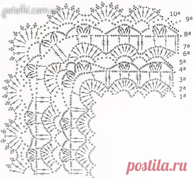 Кружевное покрывало (Вязание крючком) — Журнал Вдохновение Рукодельницы