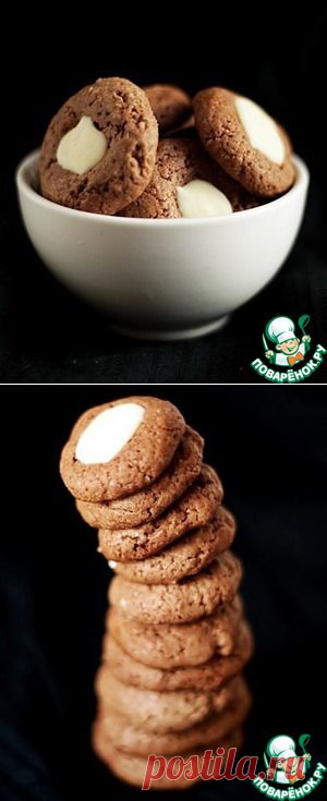 Печенье с шоколадом - кулинарный рецепт