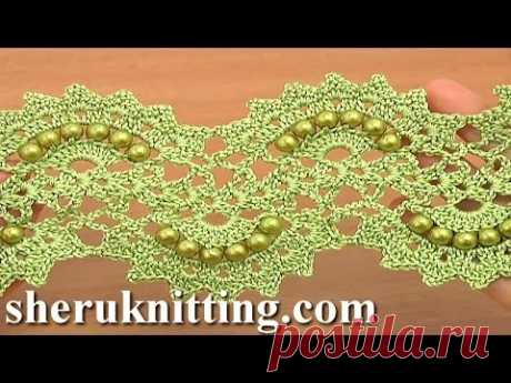 Crochet Wide Lace Tutorial 26 Part 2 of 2 - YouTube