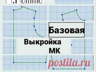 Учимся строить базовую выкройку Поговорим немного о классической базовой выкройке. Не важно, где вы строите выкройку в программах для вязания или на бумаге, у многих возникает вопрос, как правильно построить пройму, окат рукава, ширину рукава.