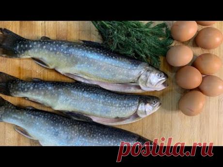 Быстрое приготовление сочного омлета с форелью за 30 минут.Рецепт от Жоржа