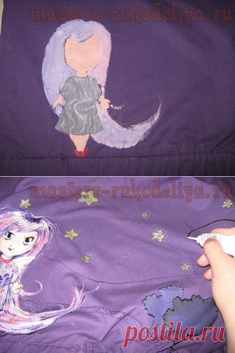 Мастер-класс по росписи на ткани: Блузка &quot;Феечка&quot;