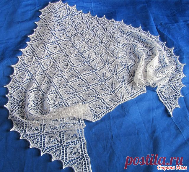 Шаль «Симфония» от Светланы Логиновой | Handmade24