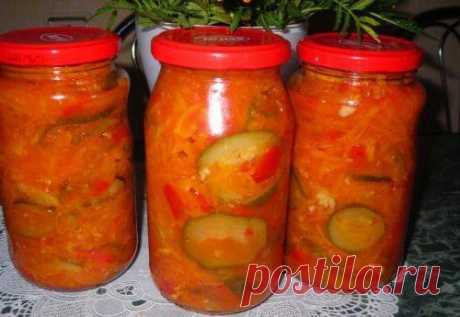 Вкусные салаты на зиму. Как заготавливать салаты на зиму....
