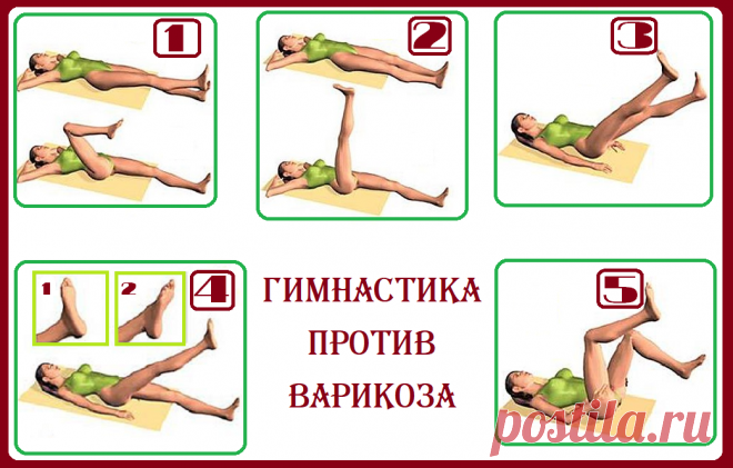 ВАРИКОЗ: Гимнастика Против Варикоза