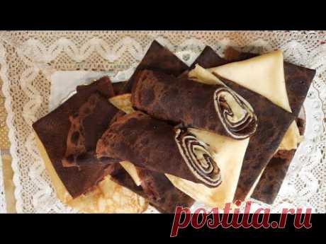 БЛИНЫ от ЛЮБАНИ! САМЫЕ ТОНКИЕ! На МОЛОКЕ и КЕФИРЕ! PANCAKES from LYUBANI! THE MOST THIN!