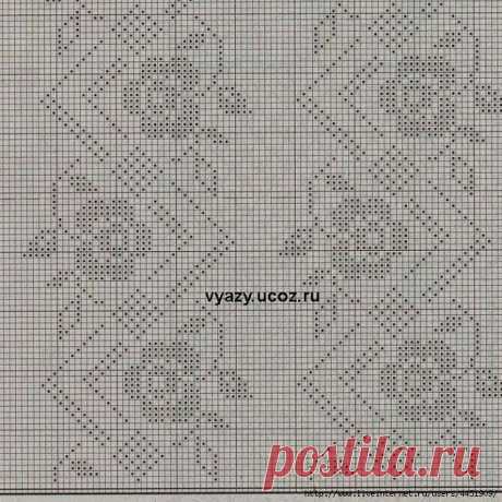 Филейка /вышивка "Розы" (30 фрагментов)