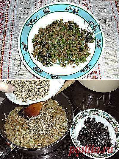 Хорошая кухня - перловая каша с грибами. Кулинарная книга рецептов. Салаты, выпечка.