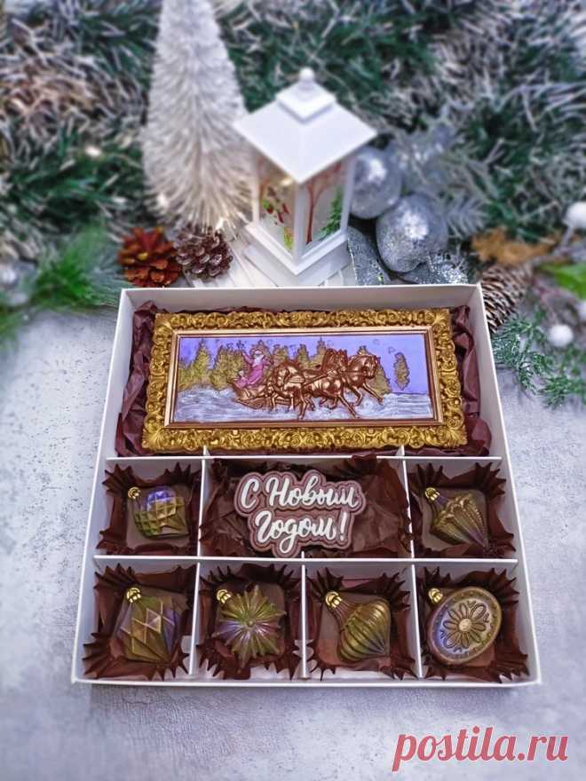 Форма пластиковая для шоколада 