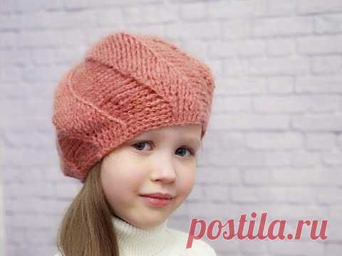 Берет крючком на осень//Как связать берет крючком//Crochet beret//