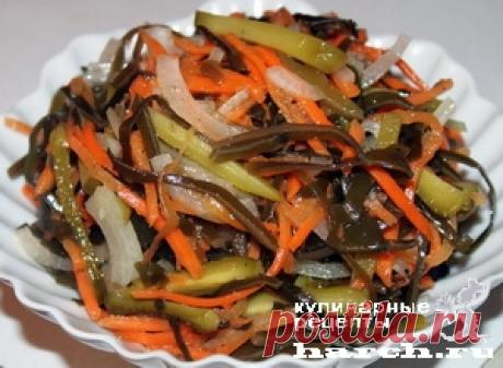 Салат из морской капусты с корейской морковью | Фоторецепт с подробным описанием от Харч.ру