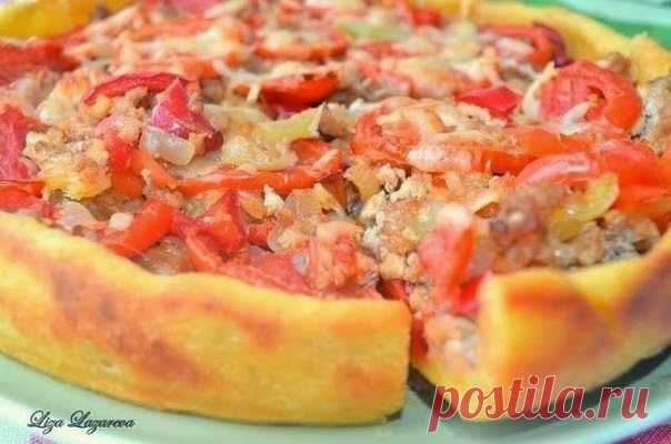 шеф-повар Одноклассники: Деревенский пирог из картофельного теста с мясом и овощами