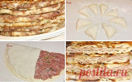 Китайские лепешки с мясом Китайские лепешки с мясом - безумно вкусные и сочные Ингредиенты: Для теста: - 240 мл теплой воды