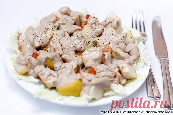 Ямайский куриный салат.