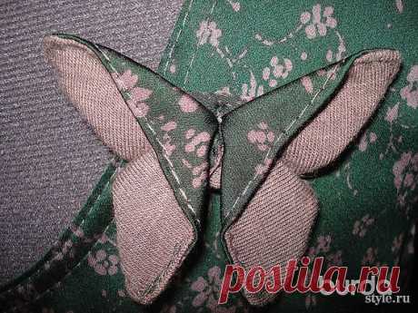 Брошь - бабочка - техника шитья - Мастер-классы - Burdastyle: клуб по интересам: мастер-классы по шитью и рукоделию, мода, стиль, конкурсы