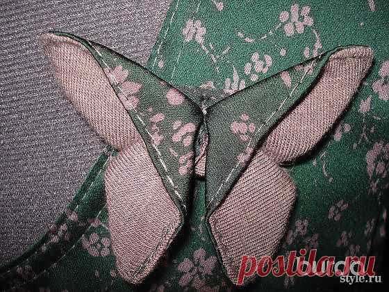 Брошь - бабочка - техника шитья - Мастер-классы - Burdastyle: клуб по интересам: мастер-классы по шитью и рукоделию, мода, стиль, конкурсы