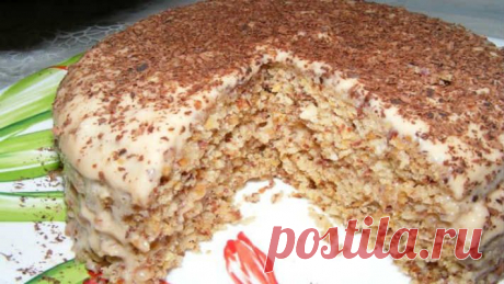 Ореховый торт за 5 минут! Быстро, питательно, а главное — безумно вкусно! | Эксклюзивные шедевры кулинарии.