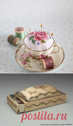 КРАСИВЫЕ ИГОЛЬНИЦЫ В СТИЛЕ ВИНТАЖ - ИДЕИ И ПОДРОБНЫЙ МАСТЕР КЛАСС