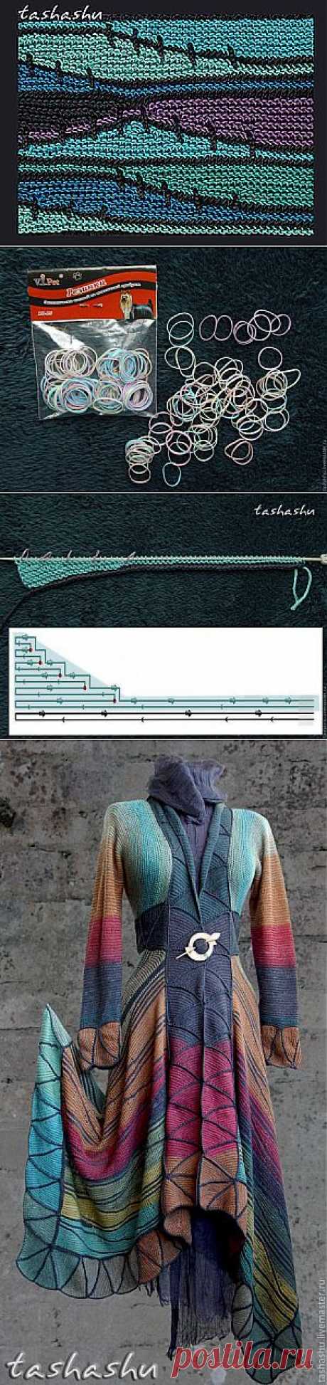 МК Волны из остатков пряжи. - Ярмарка Мастеров - ручная работа, handmade