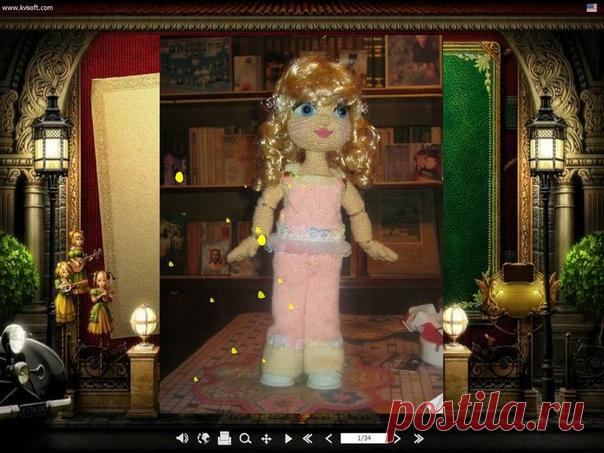 Мой авторский МК Очаровашка Сэнди . Вяжите на радость детям!