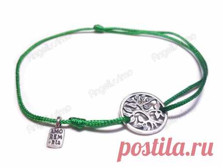 Браслет веревочный &quot;Древо жизни&quot; от Amorem