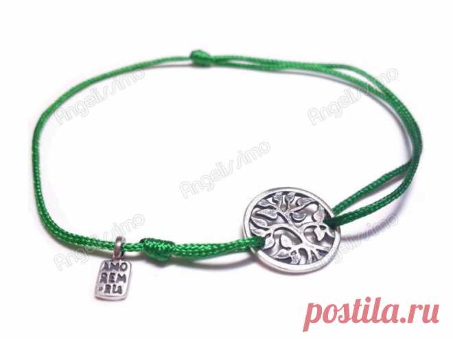 Браслет веревочный "Древо жизни" от Amorem