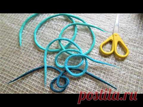 Самый быстрый и простой способ валяния жгута - YouTube