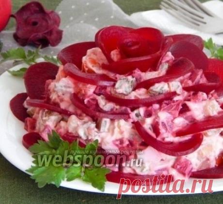 Салат «Чёрная роза»