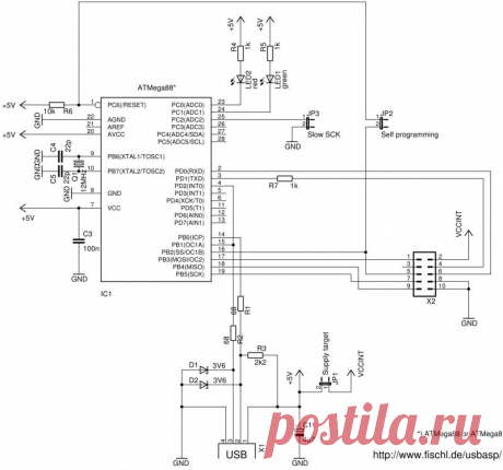 Несколько слов о популярном USBASP программаторе AVR микроконтроллеров