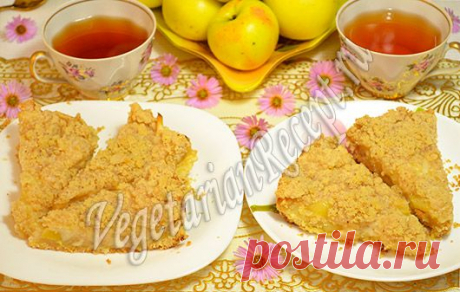 пирог с яблоками