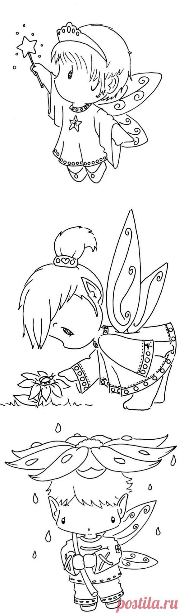 Отрисовки.Феечки.