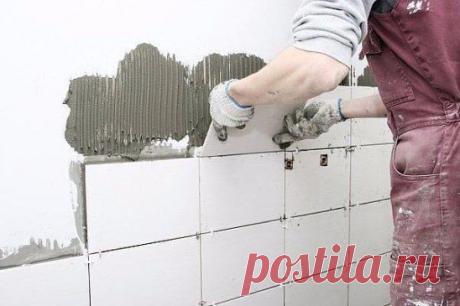 Укладываем плитку в ванной комнате