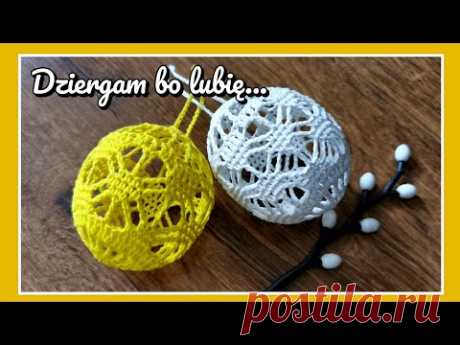 Jajko - pisanka na szydełku wzór 1