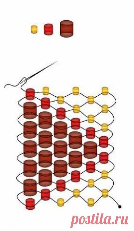 (87) Zigzag | biser.info - all about beads and beaded works | Beading